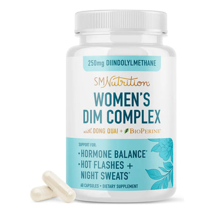 Complejo DIM 250 Mg Equilibrio Hormonal Para Mujeres Alivio Menopausia Y Sofocos