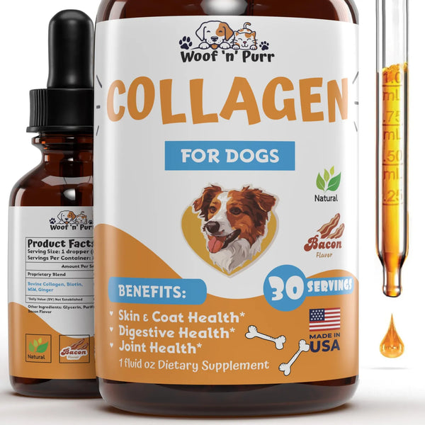 Colágeno Líquido Para Perros Mejora Piel Pelaje Y Articulaciones 500 Ml