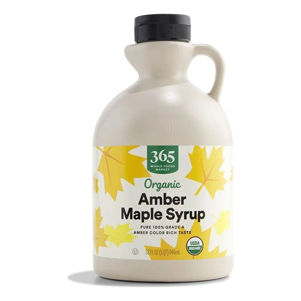 Jarabe De Arce Grado A Ámbar Orgánico 946 Ml Dulzor Natural Y Puro