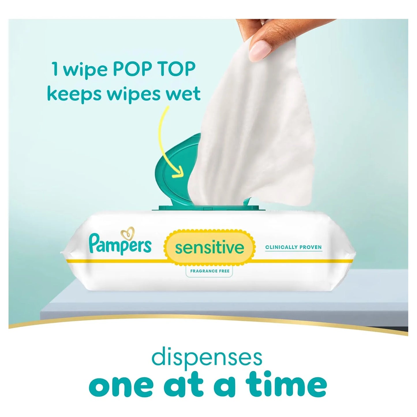 Toallitas Sensibles Hipoalergenicas Pampers 12 Paquetes 1008 Unidades