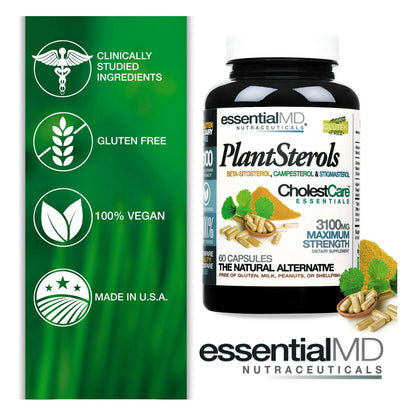 Esenciales De Fitosterol 60 Cápsulas Apoyo Cardiovascular Natural