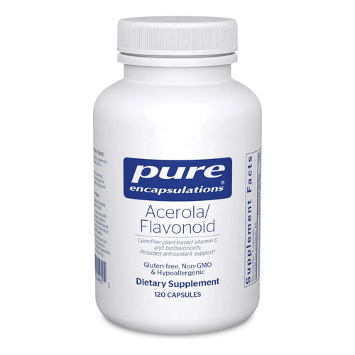 Vitamina C Natural Con Bioflavonoides De Acerola 120 Capsulas Pure Encapsulations