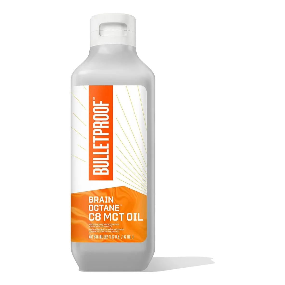 Aceite MCT Brain Octane C8 32 Oz Energia Sostenida Sin Antojos Keto
