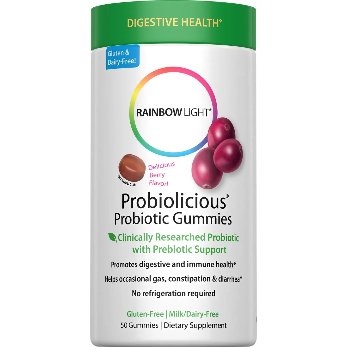 Gomitas Probiolicious Probióticas Y Prebióticas Sabor Bayas 50 Unidades
