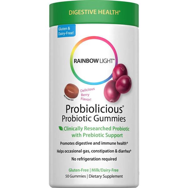 Gomitas Probiolicious Probióticas Y Prebióticas Sabor Bayas 50 Unidades