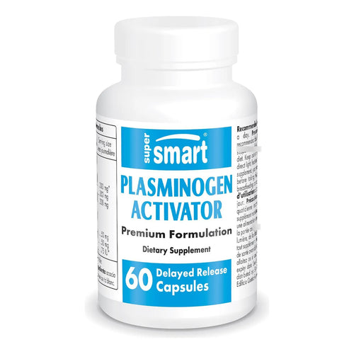 Activador De Plasminogeno Con Pterostilbeno Nattoquinasa Y Serrapeptasa 60 Capsulas
