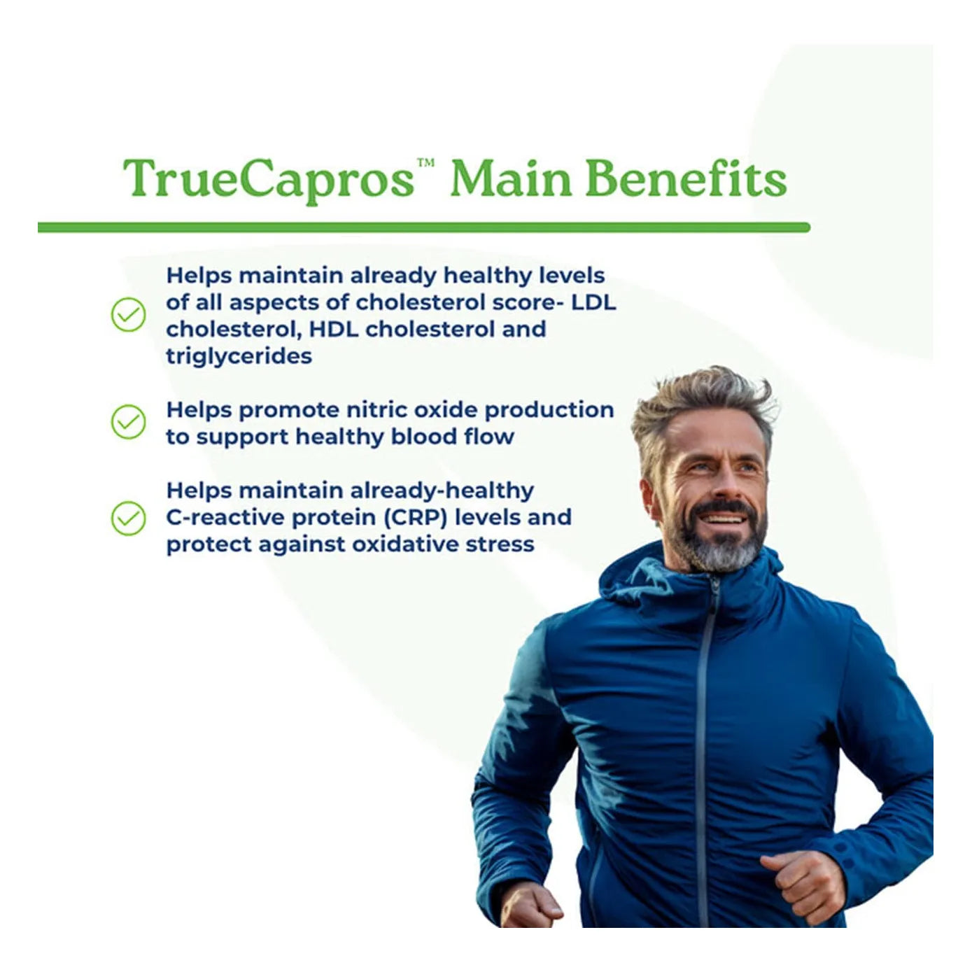 True Capros Amla Extracto Polifenol Antioxidante 60 Cápsulas Vegano Salud Cardiovascular