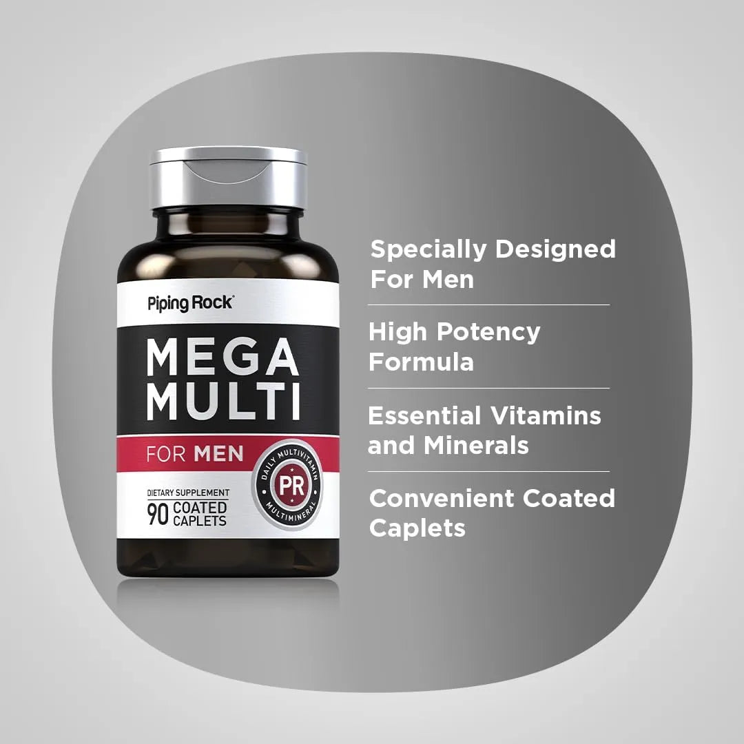 Multivitaminico Para Hombres 90 Capsulas Con Vitamina D Zinc Y Palma Enana
