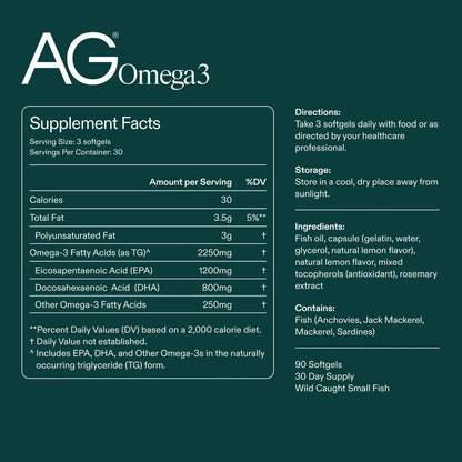 Capsulas De Aceite De Pescado Omega 3 Con Epa Dha 90 Unidades 2000 Mg