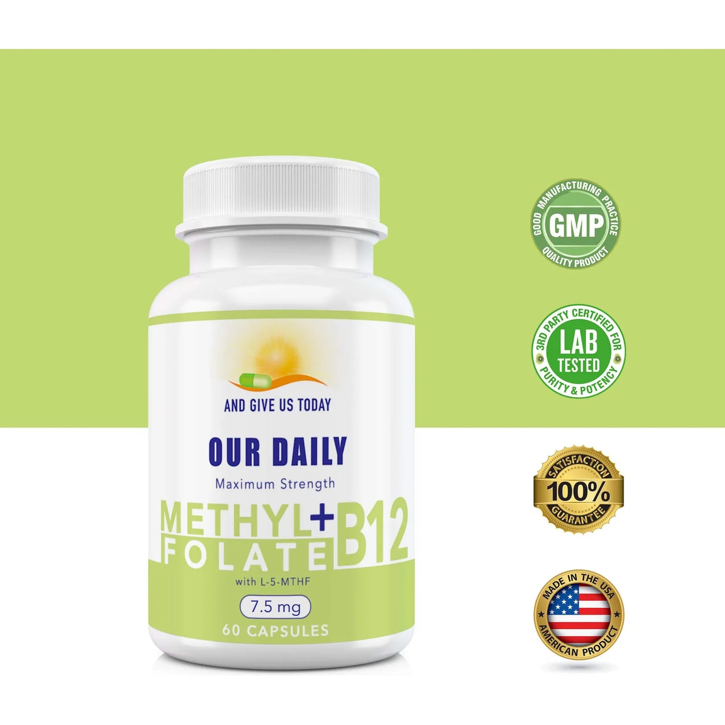 L Metilfolato 7 5 Mg Con Vitamina B12 1000 Mcg 60 Capsulas Metiladas Energia Y Memoria