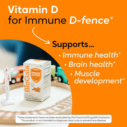 Probiótico Con Vitamina D Para Niños Salud Digestiva E Inmunidad BioGaia 30 Días