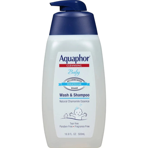 Aquaphor Body Wash Y Shampoo Baño Bebe 500ml Cabello Fresco Y Manejable