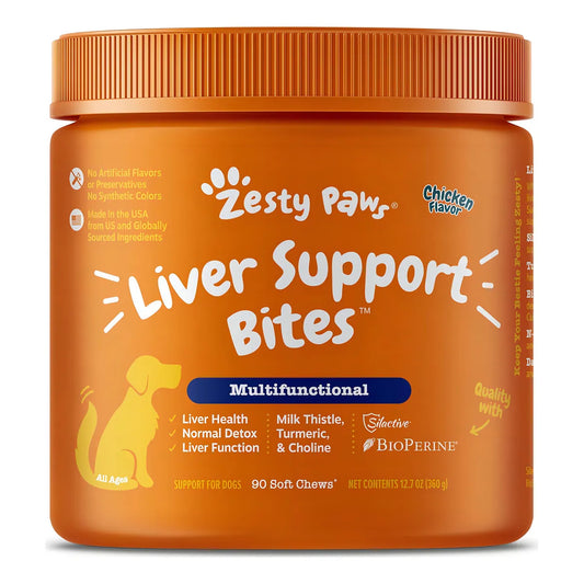 Suplemento Hepatico Para Perros Con Cardo Mariano Y Curcuma Apoyo Higado Sano