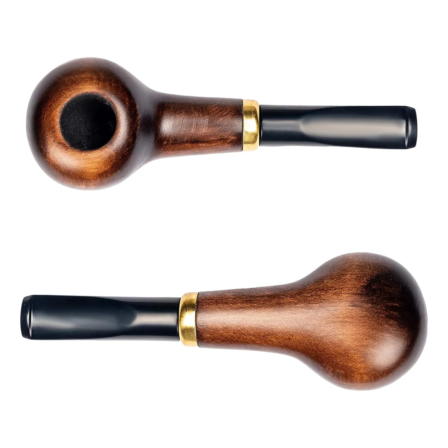 Pipa De Tabaco De Madera Tallada A Mano Con Bolsa Y Caja Marron Dr Watson