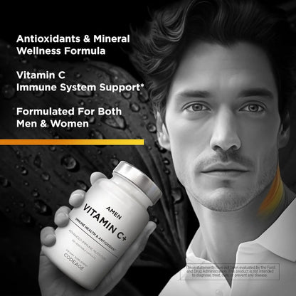 Vitamina C Con Zinc Bioflavonoides Quercetina Y Saúco 120 Cápsulas Vegano