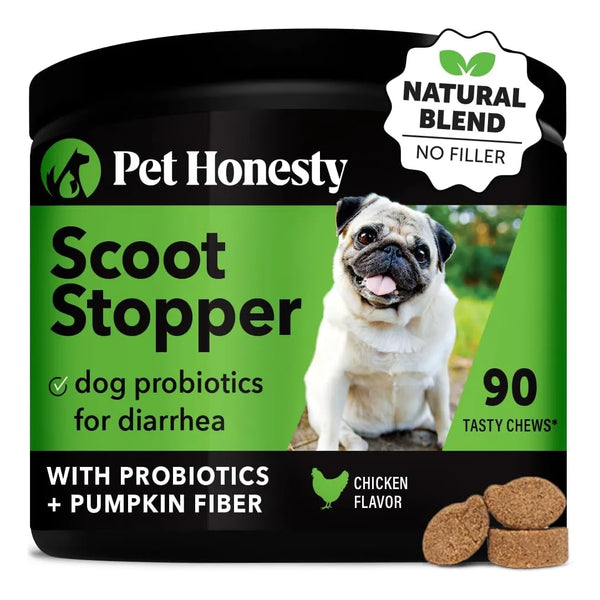 Suplemento Digestivo Pet Honesty Scoot Stopper Para Perros 90 Cápsulas