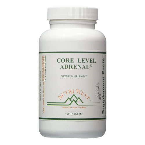 Nivel De Núcleo Suprarrenal 120 Cápsulas 500 Mg Nutri West Apoyo Hormonal