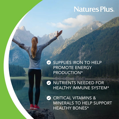 Multivitamínico Integral Mujeres 60 Tabletas Salud Energía Sin Gluten Vegetariano