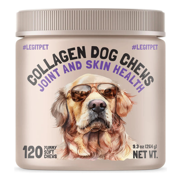 Masticables De Colágeno Para Perros Salud Articulaciones Y Piel 120 Unidades Importado