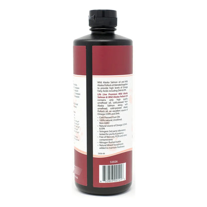 Aceite De Pescado Omega 3 Wild Alaska 26oz Para Perros Gatos Caballos Pelaje Brillante Y Articulaciones Fuertes
