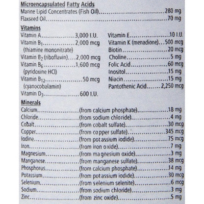 Pestañas Masticables Para Perros Pequeños 60 Unidades Omega 3 Y 6 Sabor Hígado