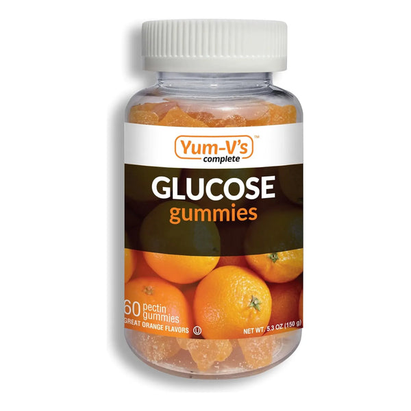 Gomitas De Glucosa Sabor Naranja 60 Unidades Suplemento Energético Vegano