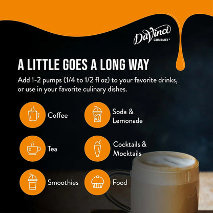 Jarabe Piña Colada DaVinci Gourmet 750 Ml Sabor Premium Para Bebidas Y Postres