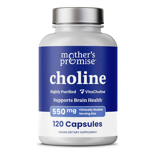 Suplemento De Colina 550 Mg VitaCholine Para Desarrollo Cerebral Del Bebé Y Función Cognitiva