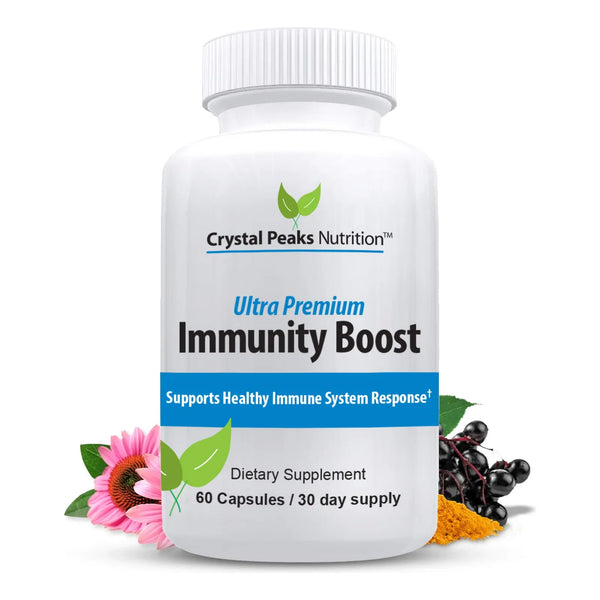 Capsulas De Apoyo Inmunologico Con Sauco Vitamina C Equinacea 60 Cápsulas Veganas