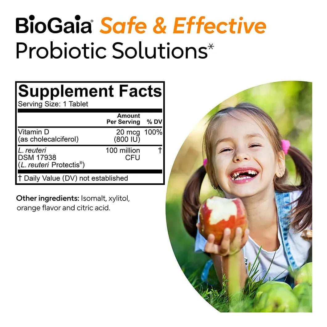 Probiótico Con Vitamina D Para Niños Salud Digestiva E Inmunidad BioGaia 30 Días