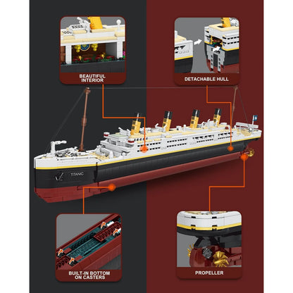 Juego De Bloques Titanic 2022 Modelo Modular 2022 Piezas Compatibles