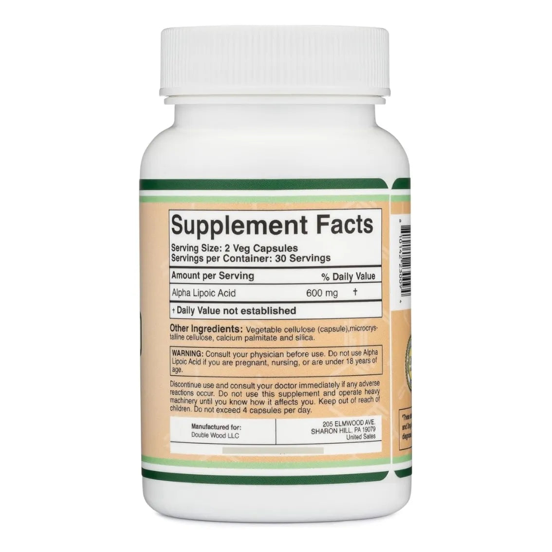 Acido Alfa Lipoico 600 Mg 60cap - Imagen 2