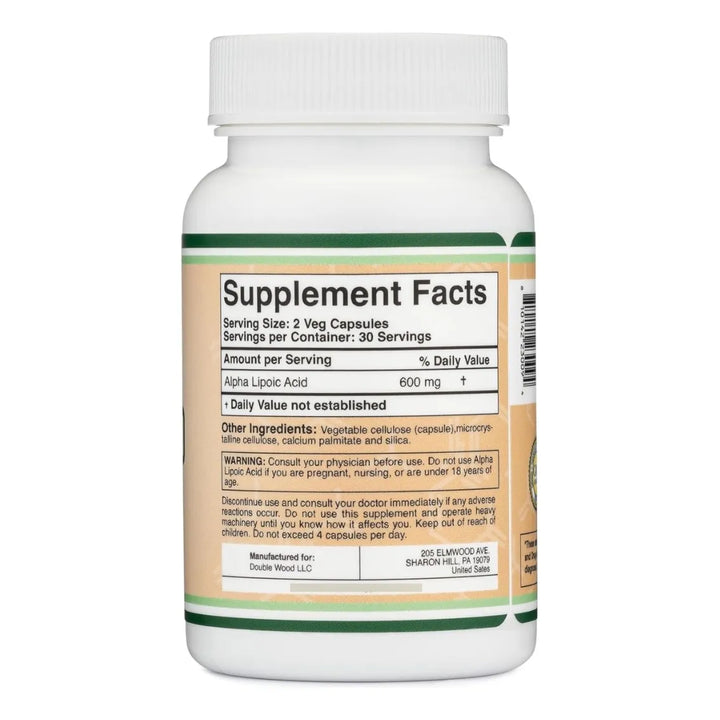 Acido Alfa Lipoico 600 Mg 60cap - Imagen 2