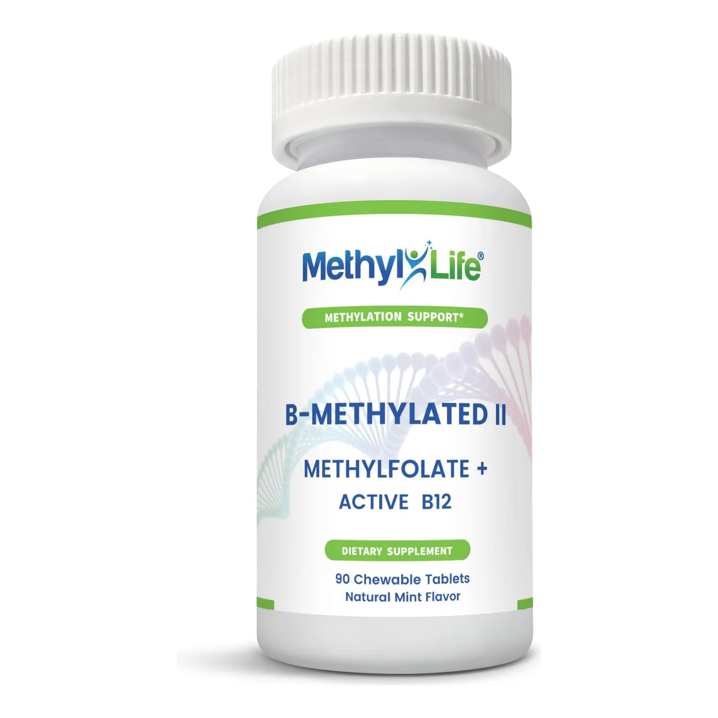 Folate Activo Y B12 Masticables Grado Farmacéutico 3 75 Mg Suministro 3 Meses