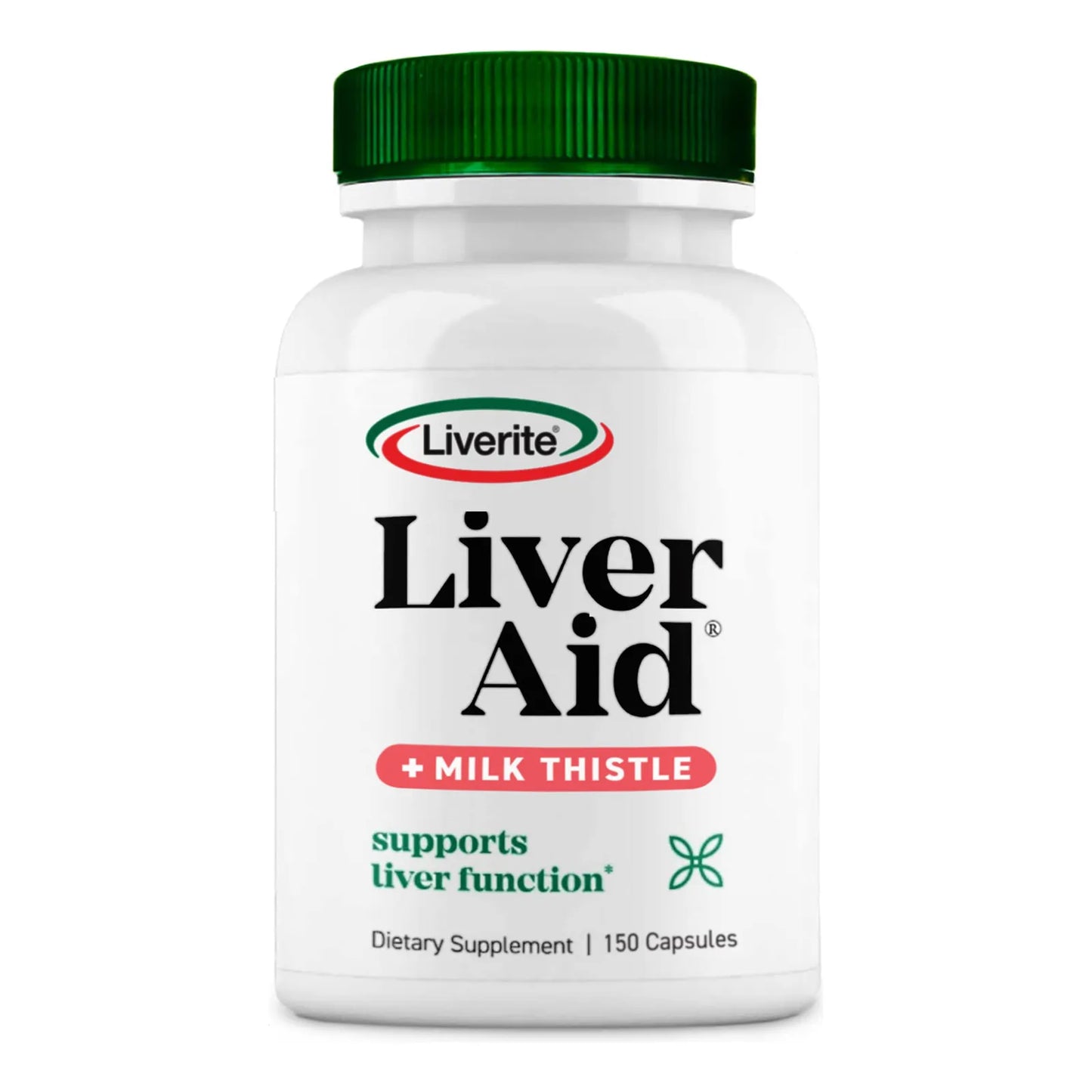 Liver Aid Con Cardo Mariano 150 Cápsulas Soporte Hepático Y Energía