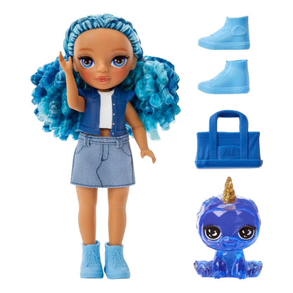 Muñeca Rainbow High Littles Sapphire Bradshaw Con Mascota Juguete Creativo