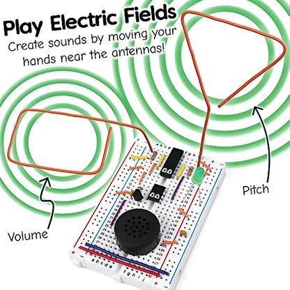 Microkits Kit De Electronica Theremin Crea Musica Con Tus Manos