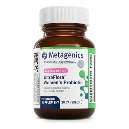 UltraFlora Probióticos Para Mujer Salud Vaginal Y Urinaria 30 Cápsulas