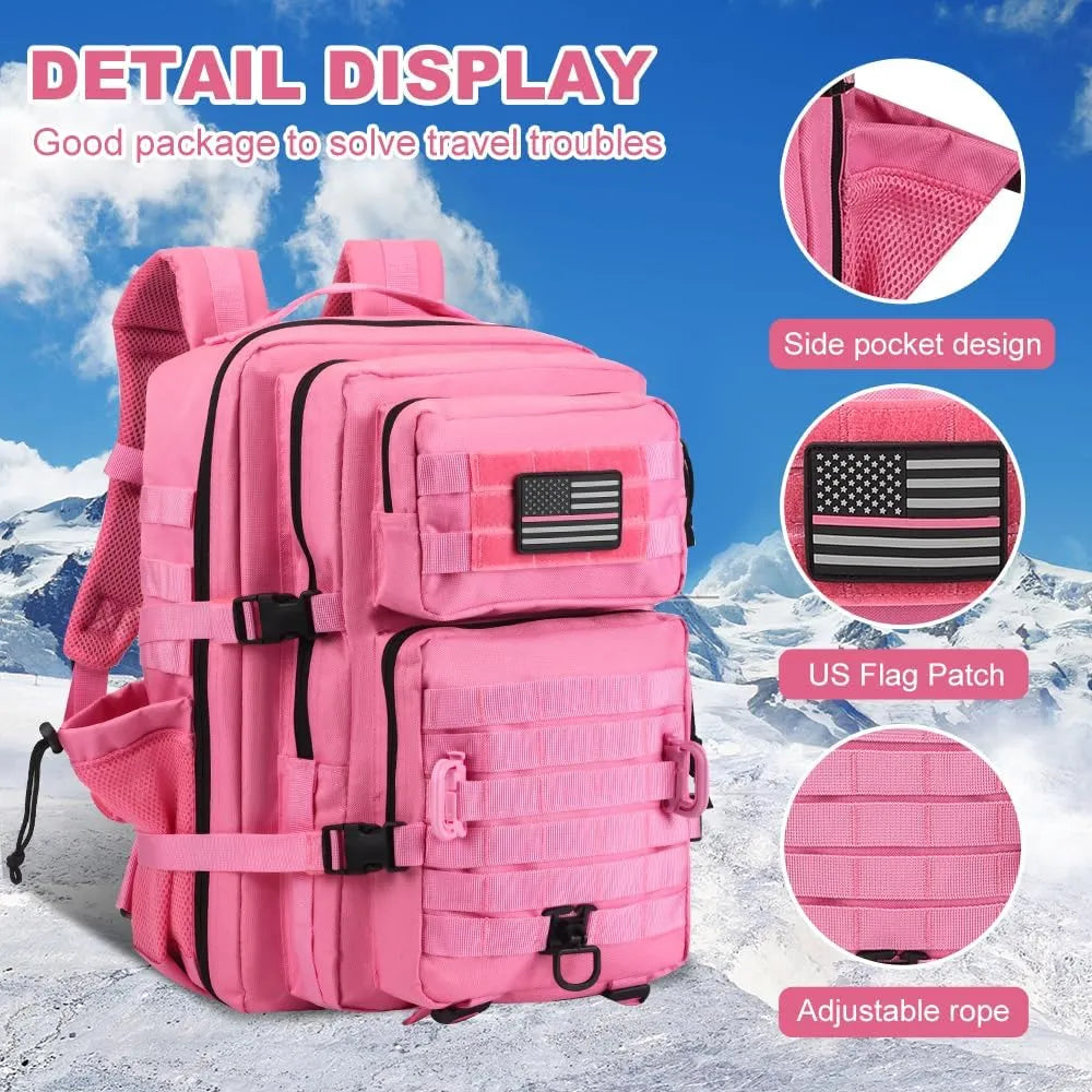 Mochila Táctica Militar Para Campamento De 3 Días Equipo De Asalto Resistente Y Multifuncional