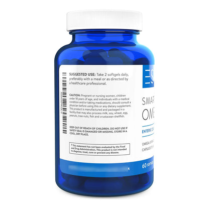 Smart Omega 3 Aceite De Pescado Sin Eructos 1400 Mg EPA DHA 60 Capsulas