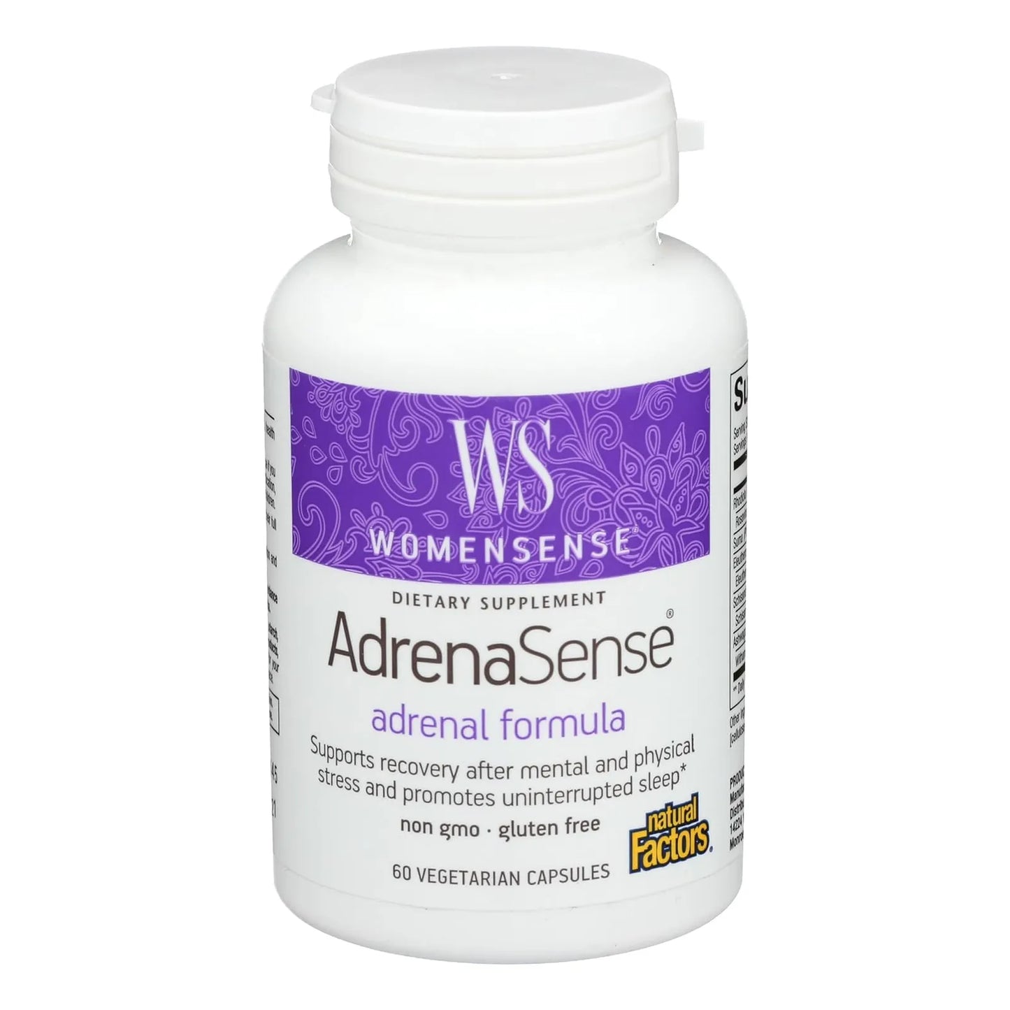 Suplemento Herbario WomenSense AdrenaSense 60 Cápsulas Vegano Para Aliviar Estrés Y Fatiga