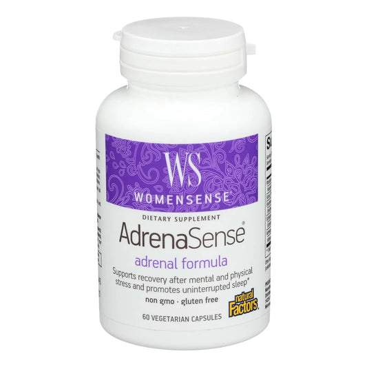 Suplemento Herbario WomenSense AdrenaSense 60 Cápsulas Vegano Para Aliviar Estrés Y Fatiga
