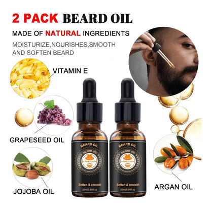 Kit De Aseo De Barba Completo Con Acondicionador Y Accesorios De Lujo XIKEZAN