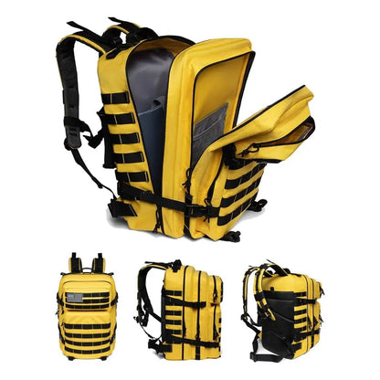 Mochila Táctica Militar QT&QY 45L Resistente Al Agua Con Sistema Molle