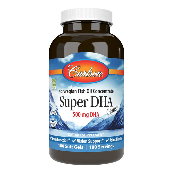 Aceite De Pescado Omega 3 Dha 500 Mg 180 Cápsulas Blandas Salud Cardiovascular