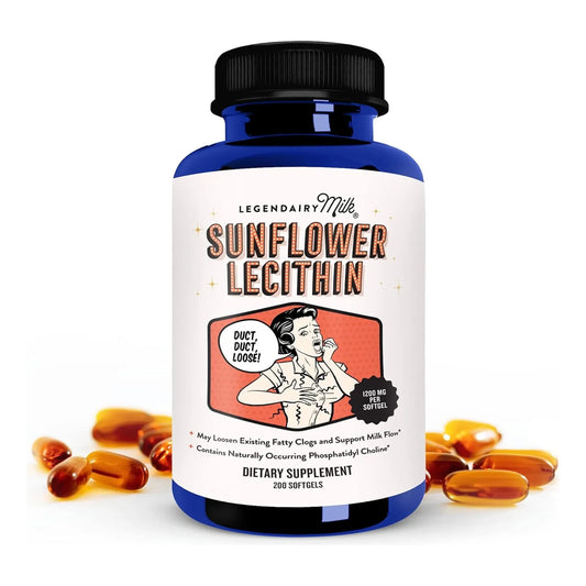 Lecitina De Girasol 1200 Mg Lactancia Cápsulas Blandas Legendairy Milk