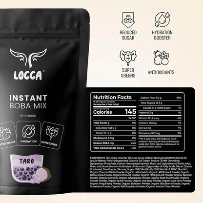 Polvo De Taro Premium Para Bebidas Con Antioxidantes E Hidratación Locca Taro