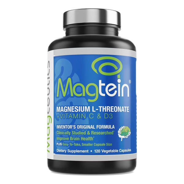 Magnesio L Treonato Magtein 120 Capsulas Memoria Concentracion Sueño Salud Cerebral