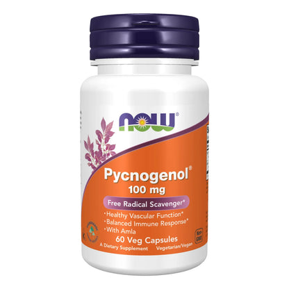 Pycnogenol 100 Mg Con Amla 60 Capsulas Suplemento Antioxidante Piel Y Sistema Inmune