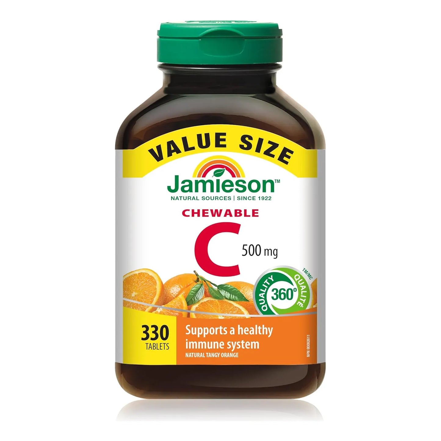Vitaminas C Masticables 500 Mg 330 Unidades Sabor Naranja Picante